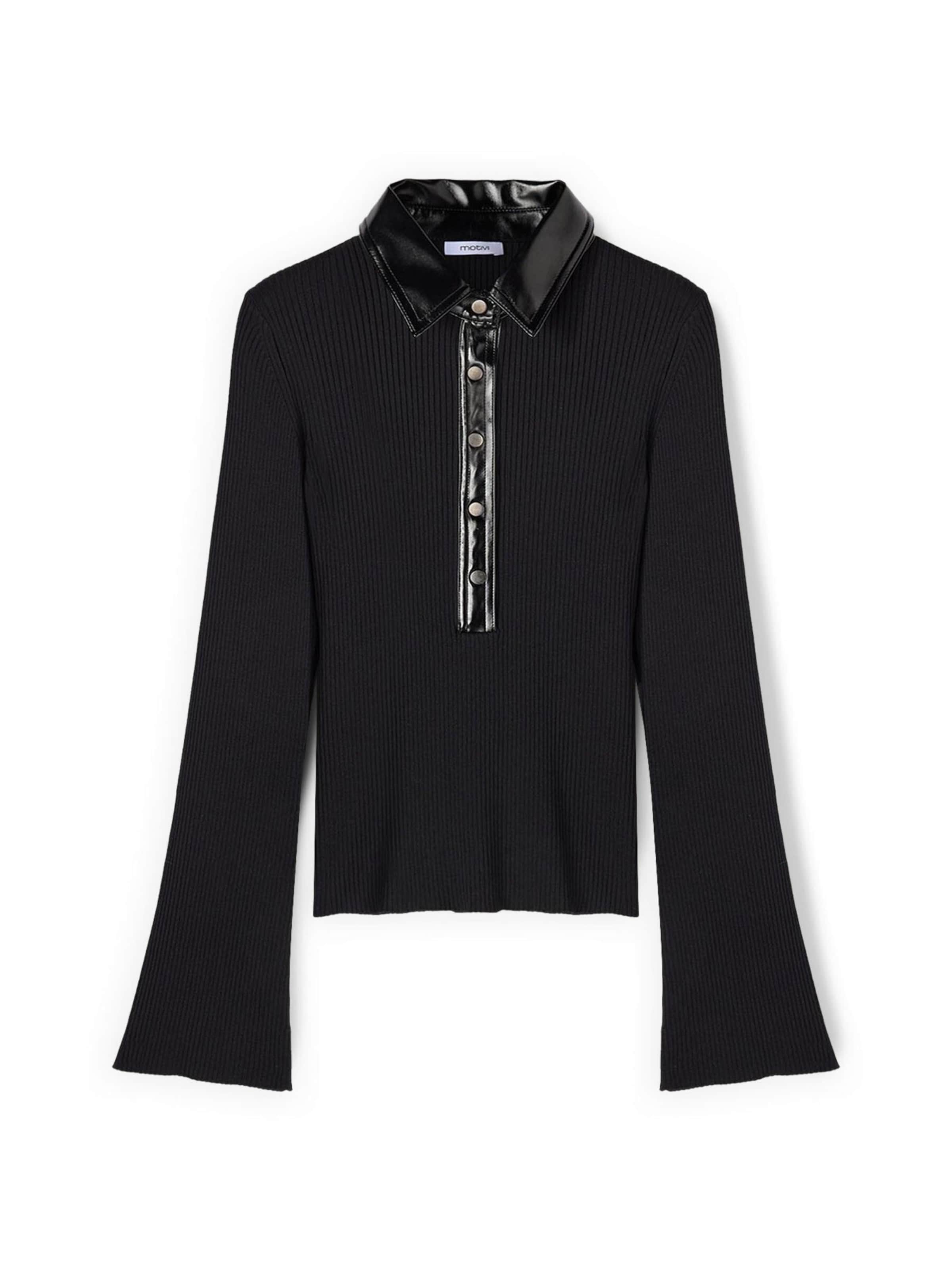 MOTIVI Pullover‌‌‌ in Schwarz: Vorderseite