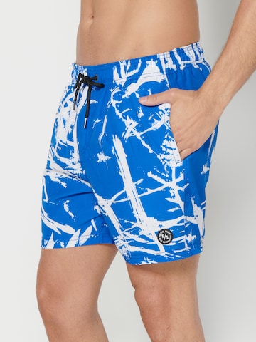 KOROSHI Plavecké šortky - Modrá