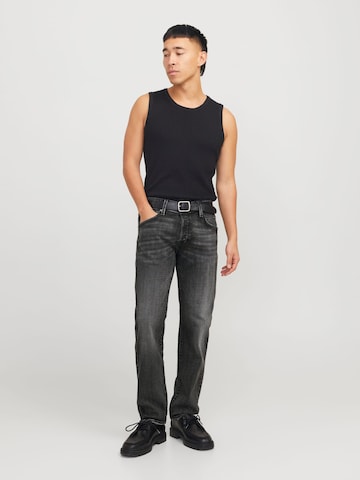 JACK & JONES Baggy Jeans 'mike' in Zwart