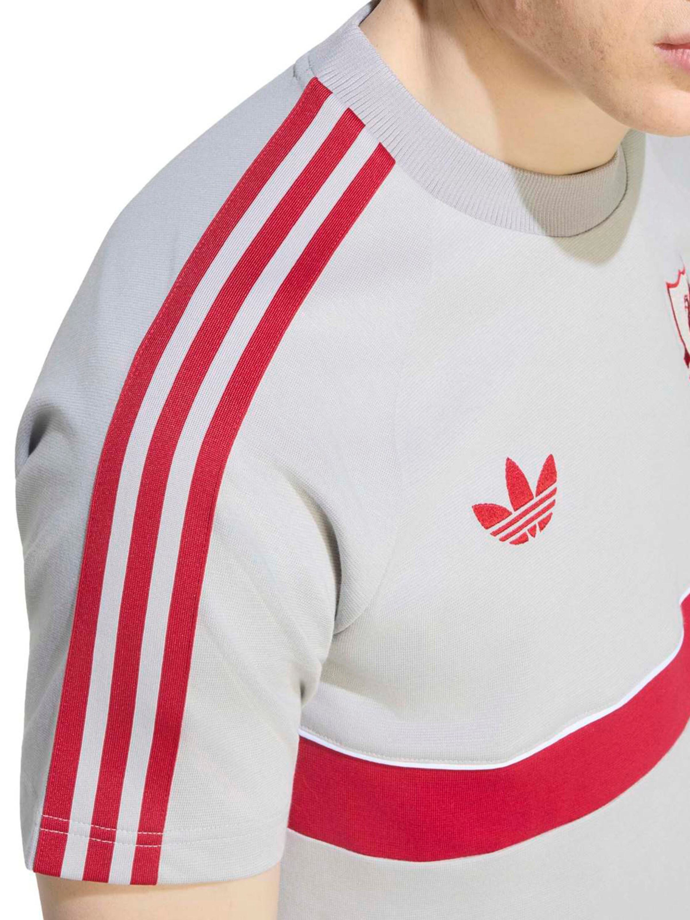 ADIDAS PERFORMANCE Функциональная футболка 'LFC OG2' в Серый