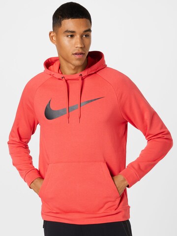 NIKE Sports sweatshirt in Red: front