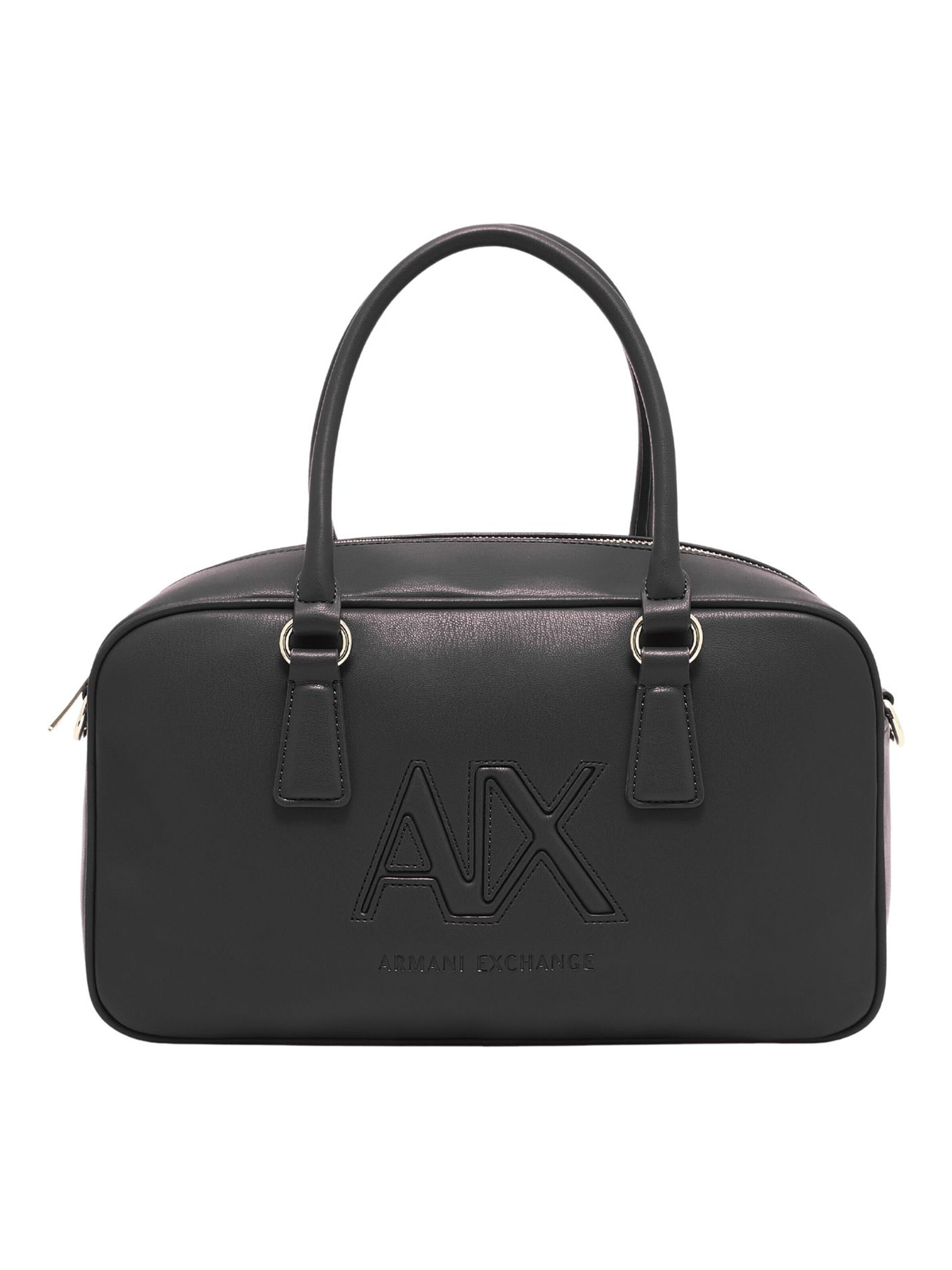 Borsa a mano di ARMANI EXCHANGE in nero: frontale