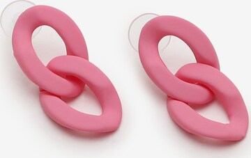 SOHI Earrings 'Alexis' in Pink: front