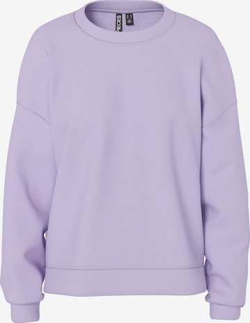 purpurinė PIECES Megztinis be užsegimo 'PCCHILLI': priekis