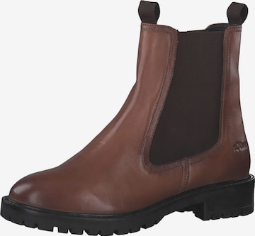 s.Oliver Chelsea Boots in Brown: front