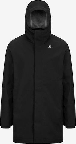 K-Way Kurtka przejściowa 'K-WAY TOMMY BONDED JERSEY GIUBBINO' w kolorze czarny: przód