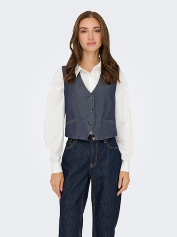 JDY - Chaleco en azul: frente