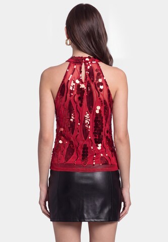 Haut faina en rouge