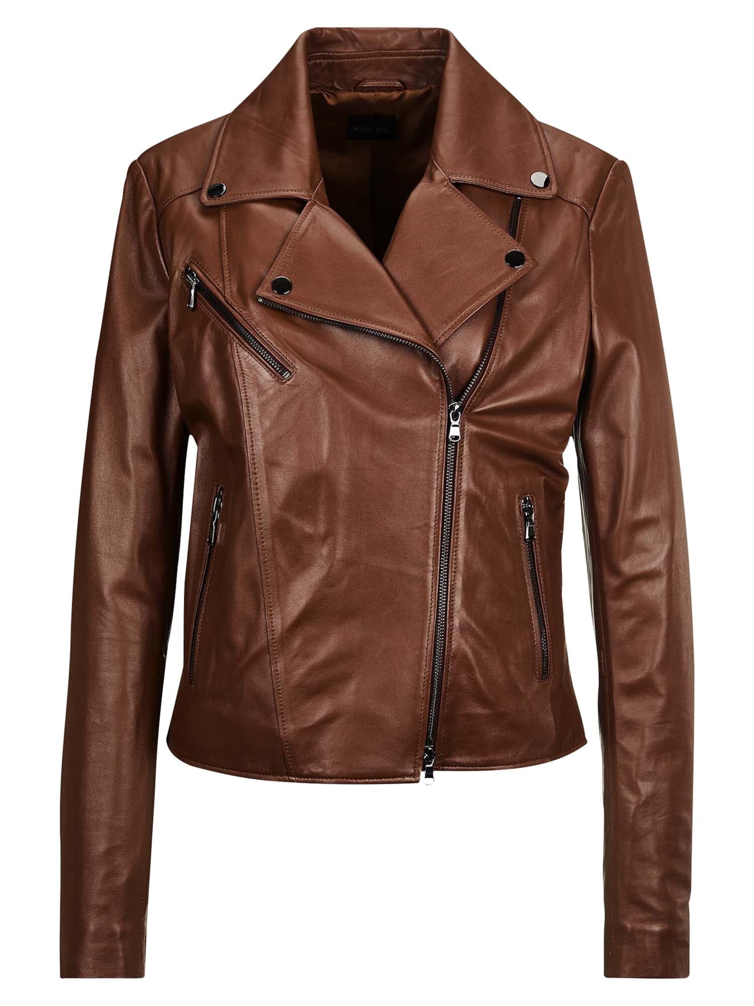 MADELEINE Jacke in Braun: Vorderseite