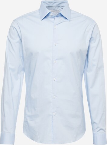 Coupe slim Chemise TOPMAN en bleu : devant