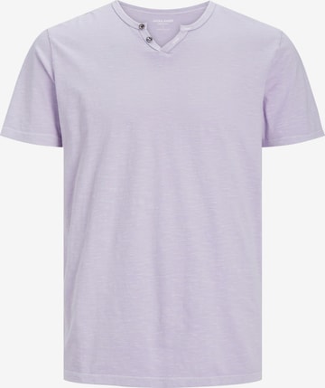 Coupe regular T-Shirt 'Split' JACK & JONES en violet : devant