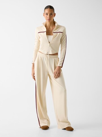 GUESS Sweatjacke in Beige