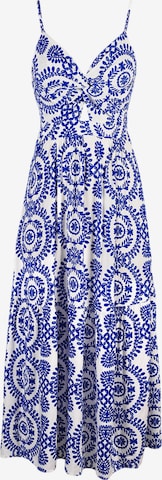 Cupshe Beach Dress in Blue: front