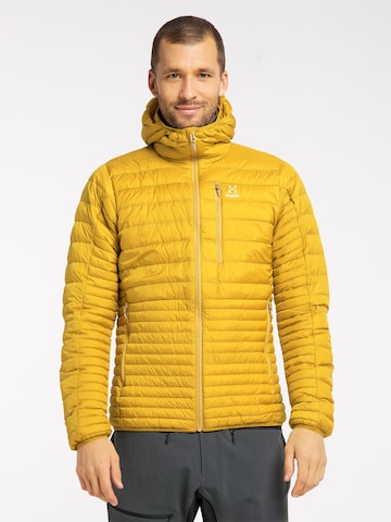 Haglöfs Performance Jacket 'Micro Nordic' in Yellow: front