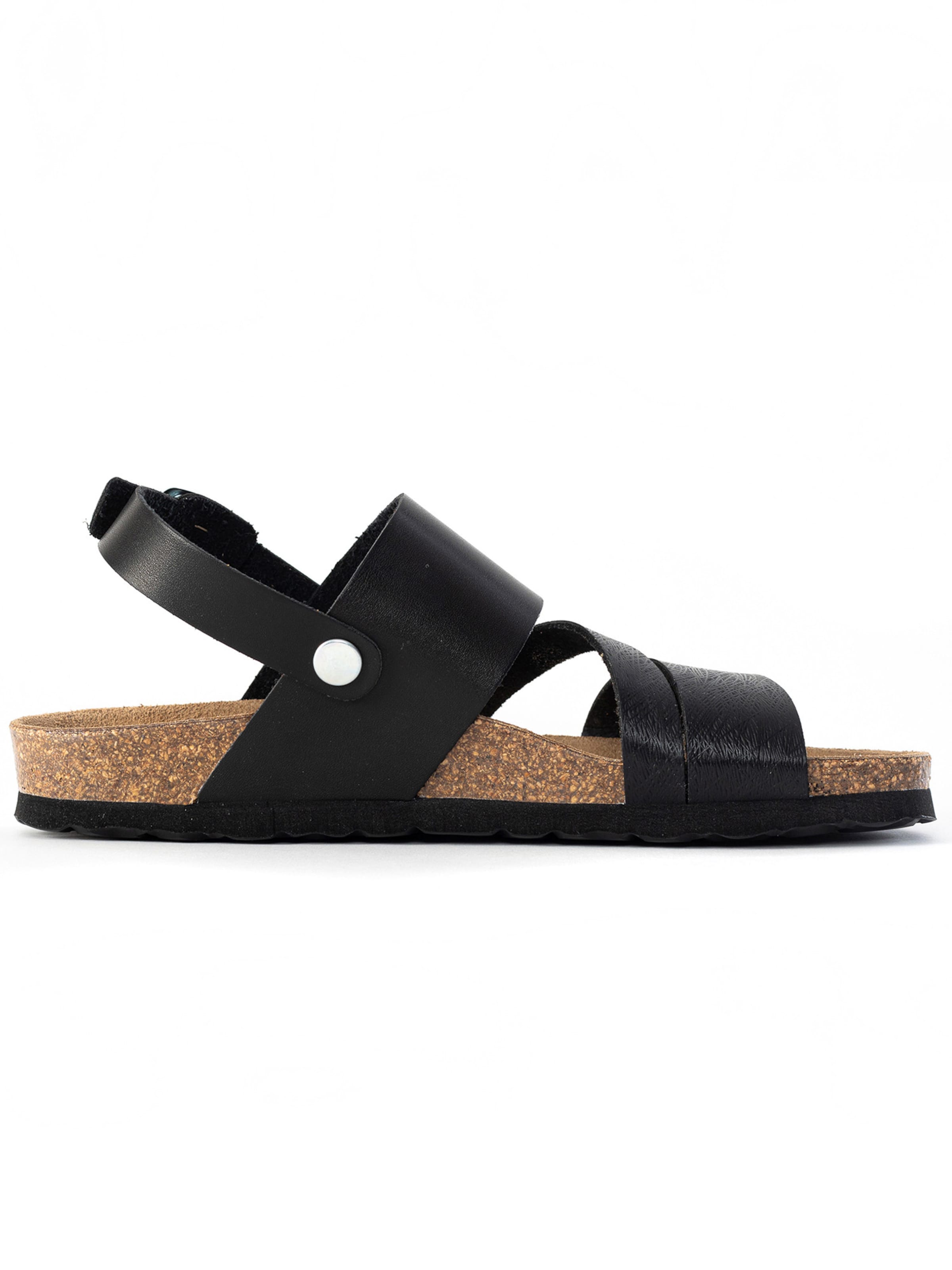 Bayton Σανδάλι με λουράκια 'Vitoria' σε μαύρο