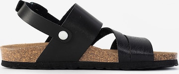 Bayton - Sandalias con hebilla 'Vitoria' en negro