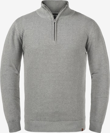 INDICODE JEANS Pullover 'Richard' in Grau: predná strana