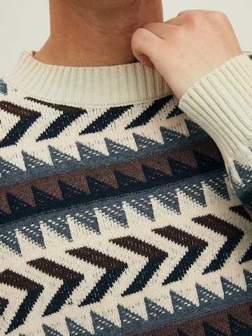 JACK & JONES Sweater 'Percy' in Beige