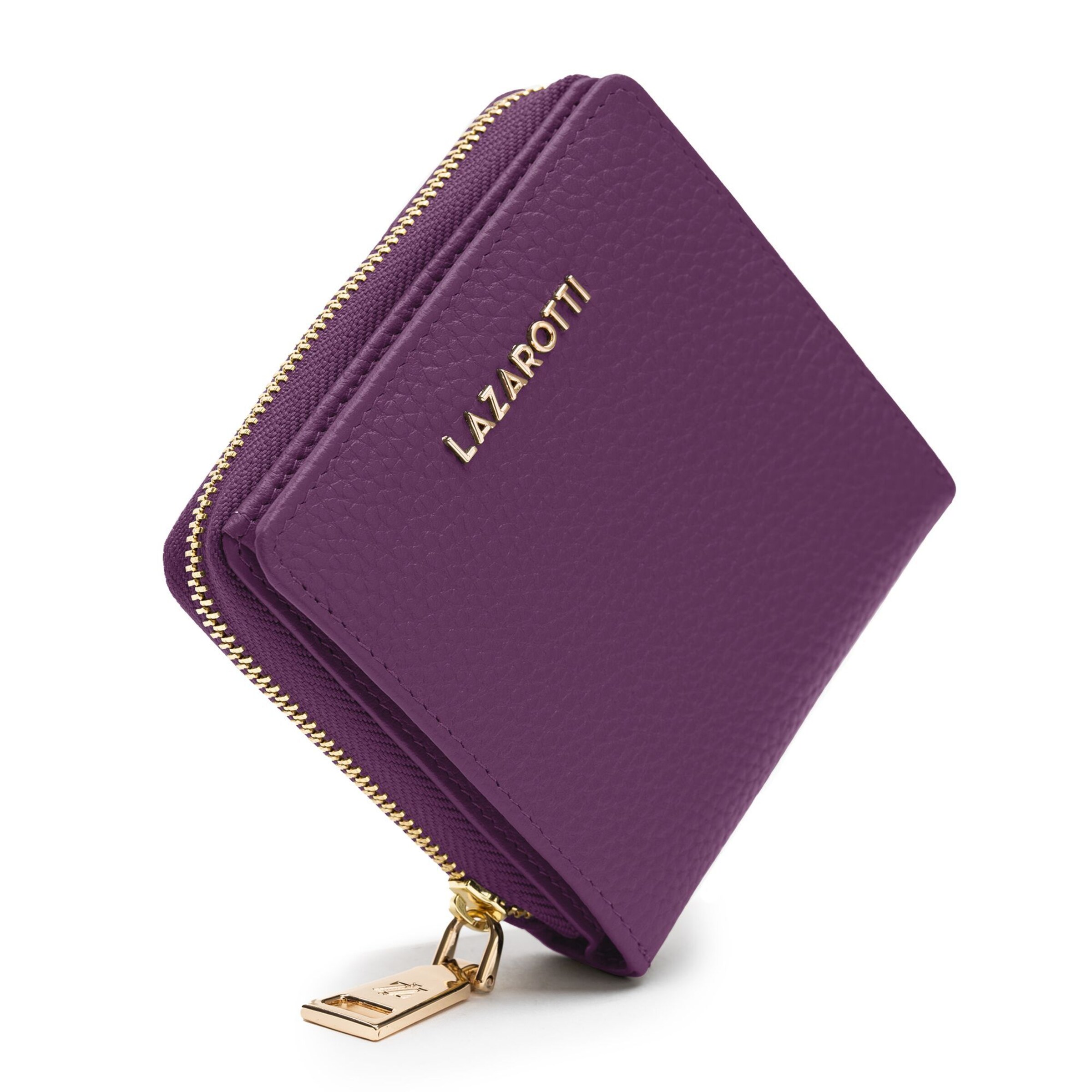Lazarotti Wallet 'Bologna' in Purple