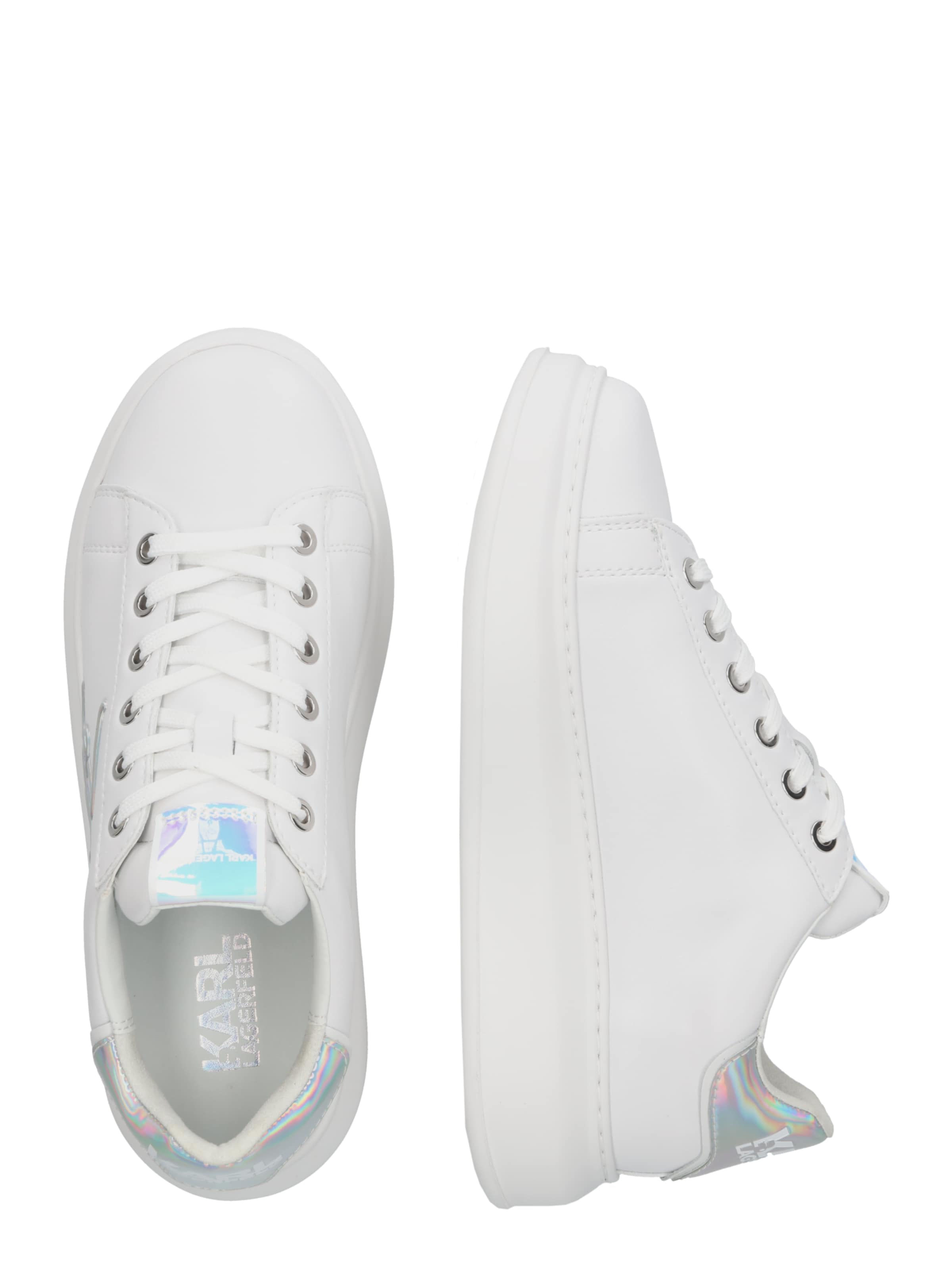 Karl Lagerfeld Σνίκερ χαμηλό 'KAPRI' σε λευκό