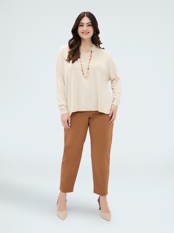Pull-over Fiorella Rubino en beige