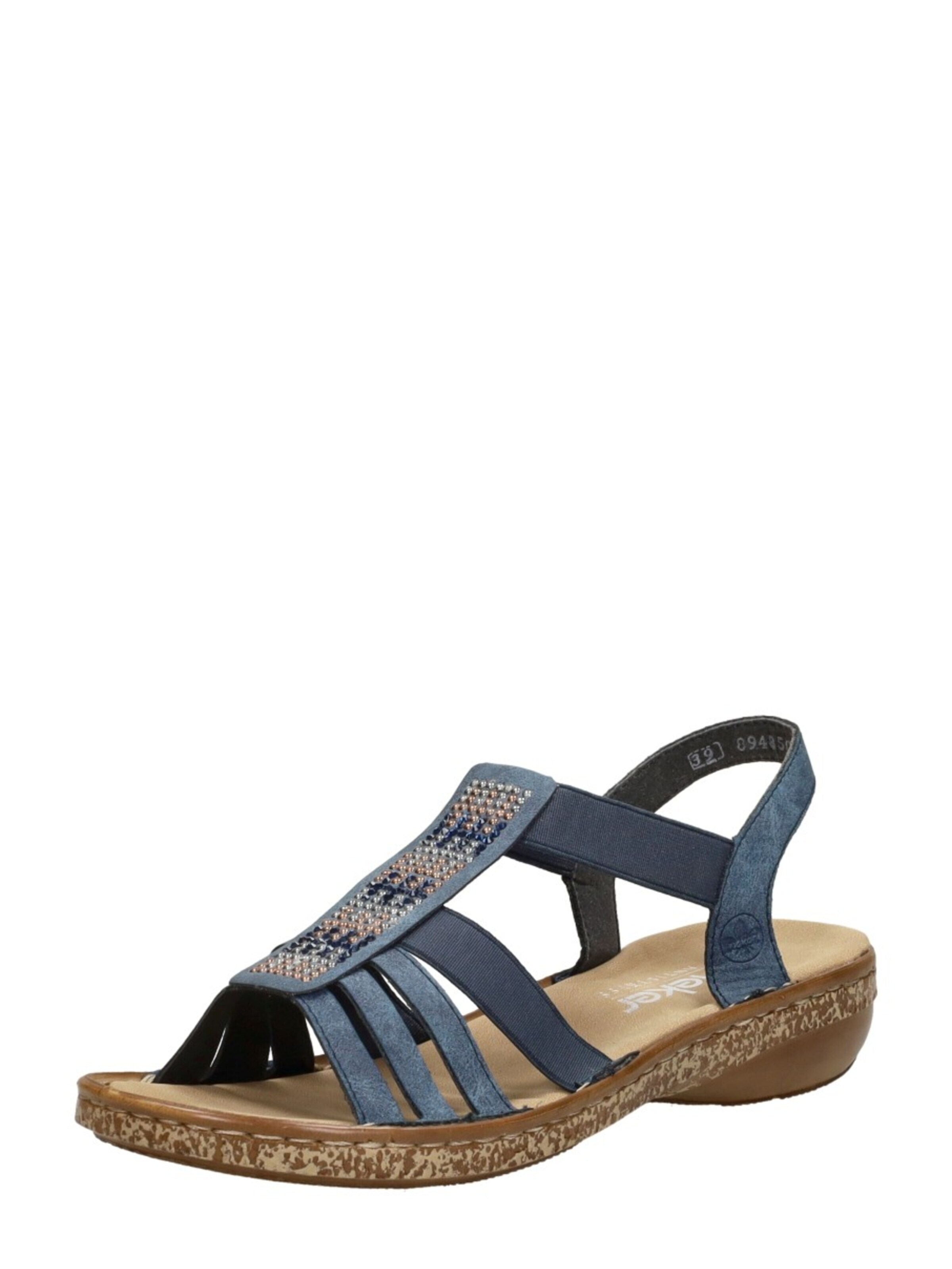 Rieker Sandaal 'Sandalen Plat' in Blauw