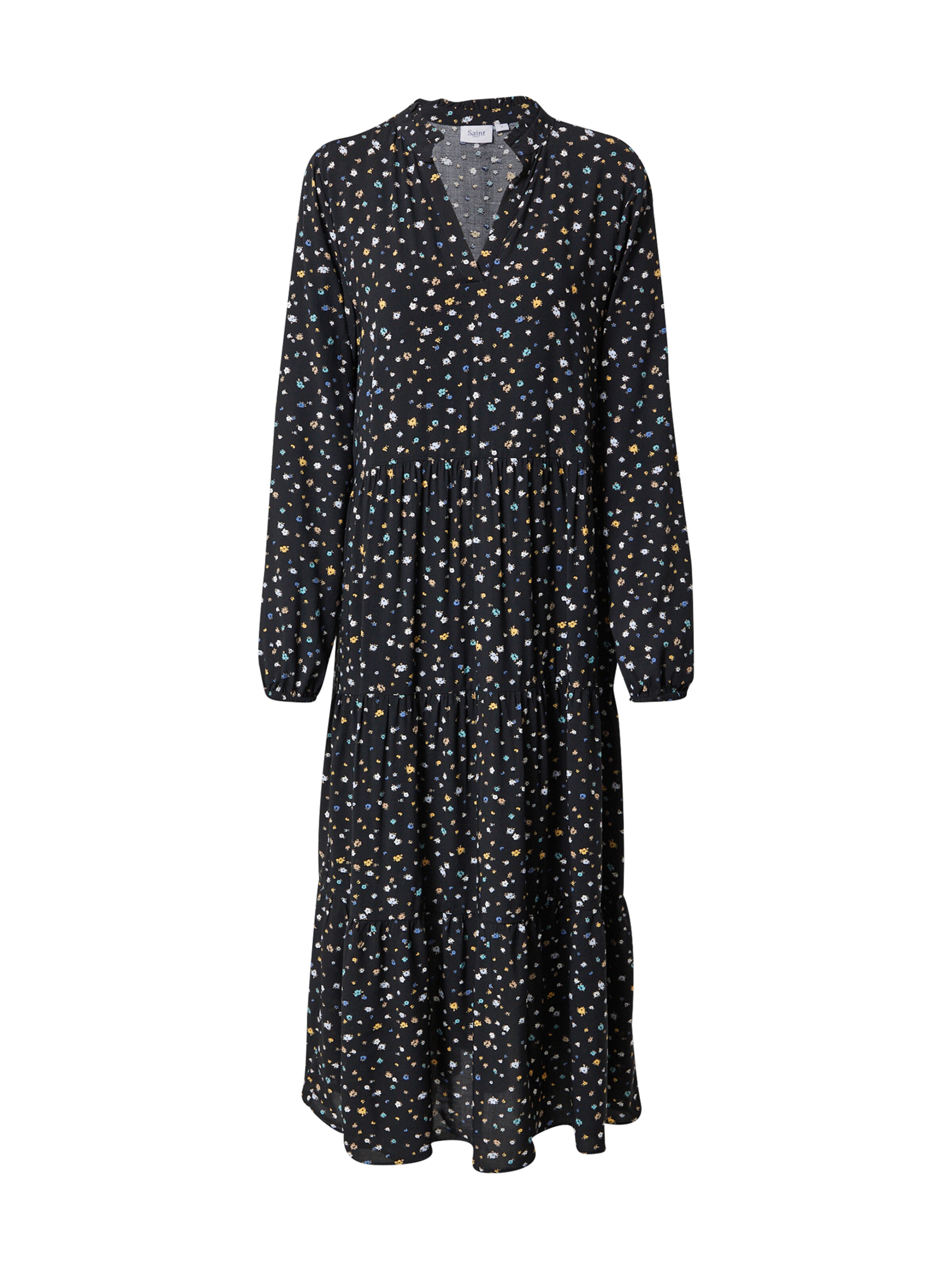 Frauen Kleider SAINT TROPEZ Kleid 'Eda' in Schwarz - IC32615 Frauen Kleider SAINT TROPEZ Kleid 'Eda' in Schwarz - IC32615