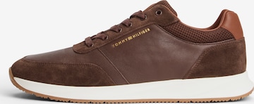 TOMMY HILFIGER Platform trainers 'DRESSY RUNNER' in Brown: front