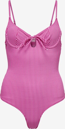ONLY Badeanzug 'ALEXA' in pink / fuchsia, Produktansicht
