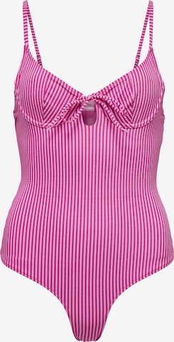 ONLY Swimsuit 'ALEXA' in Pink: front