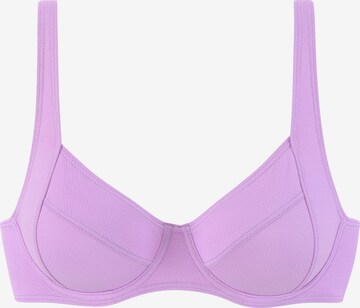 Hauts de bikini LASCANA en violet : devant