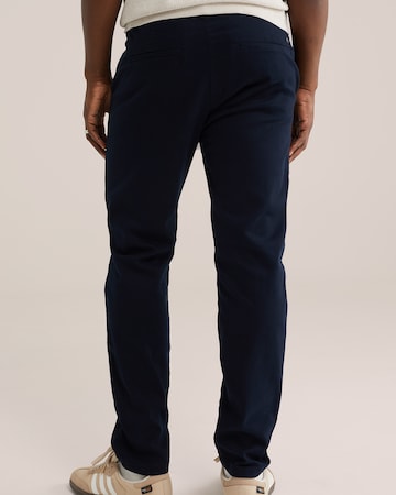 WE Fashion Regular Hose in Blau