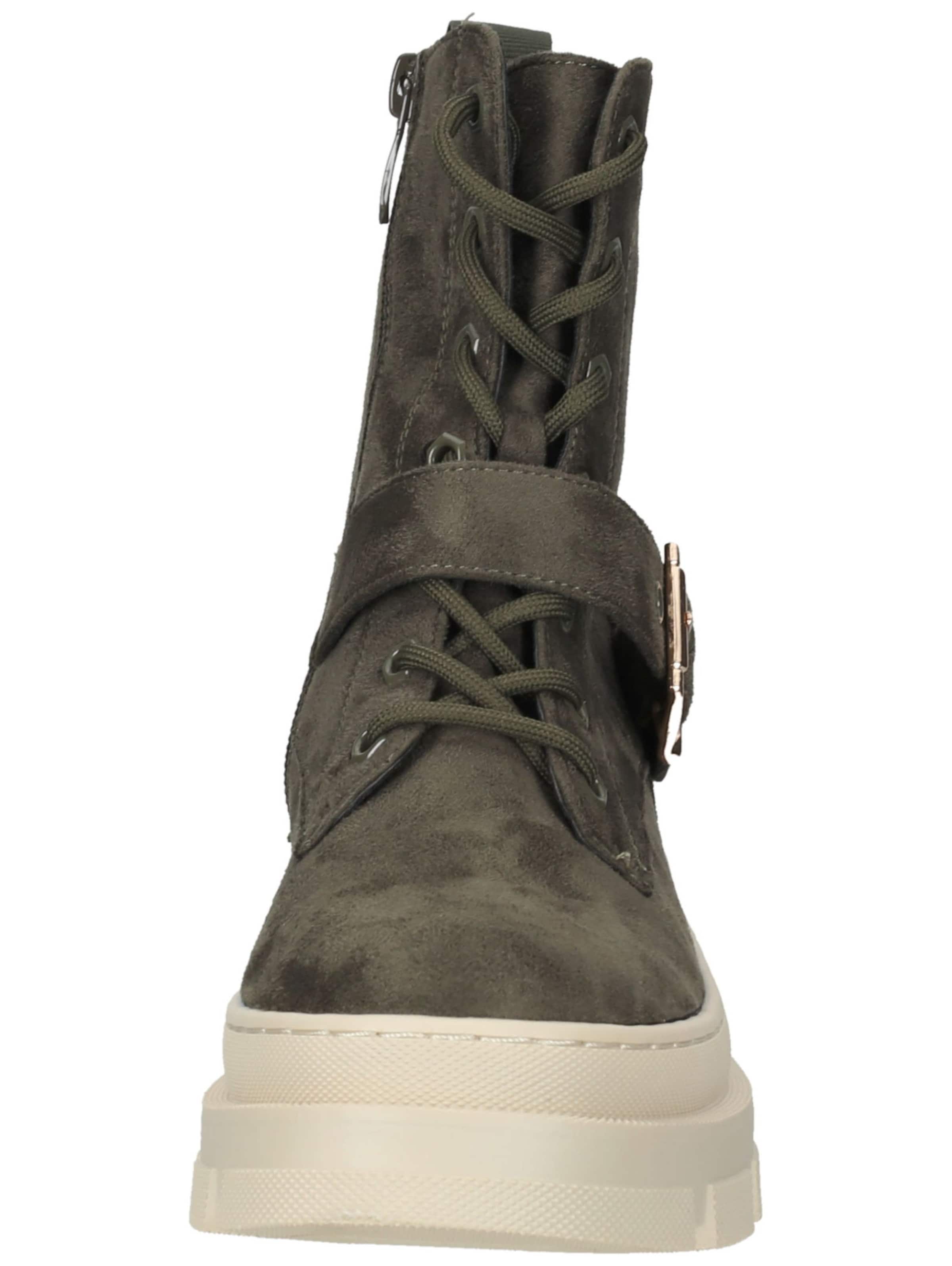 LA STRADA Lace-up bootie in Green