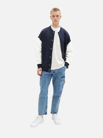 TOM TAILOR DENIM Tussenjas in Blauw