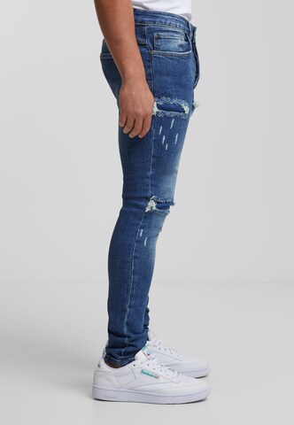 2Y Premium Skinny Jeans in Blau