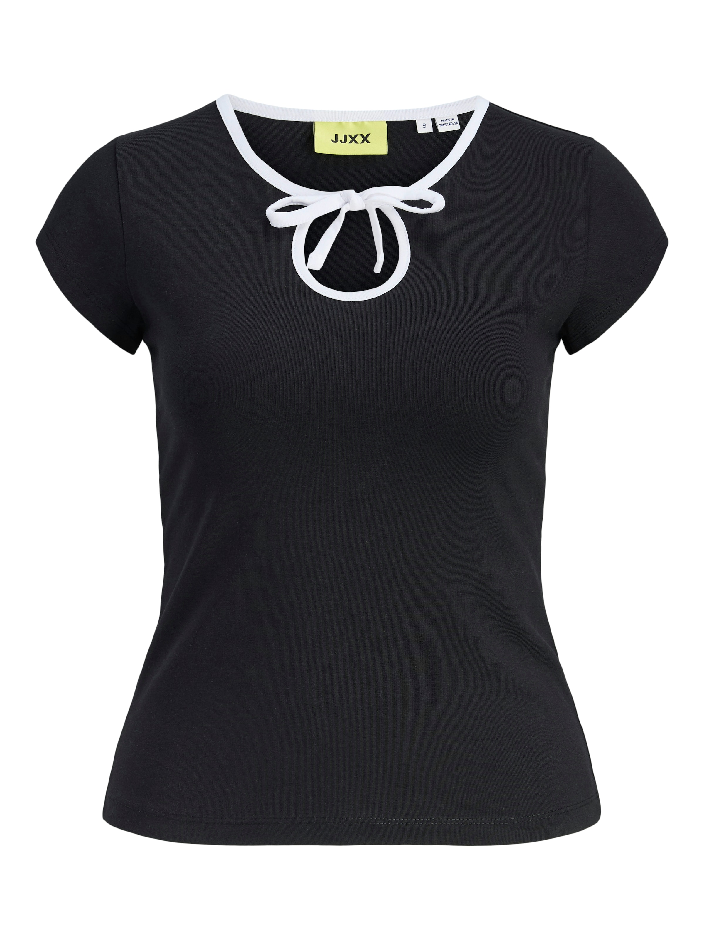 Tricou 'JXGIGI' de la JJXX pe negru: față