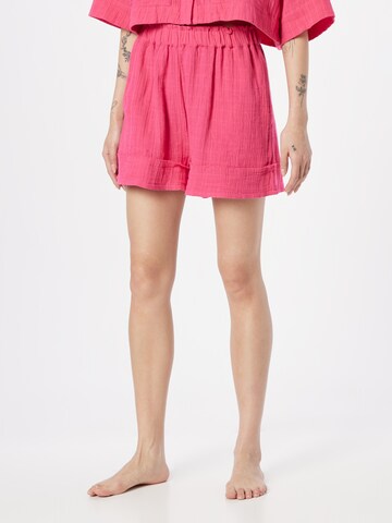 Nasty Gal Loosefit Broek in Roze: voorkant