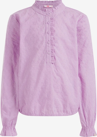 WE Fashion - Blusa en lila: frente