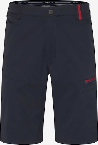 MEYER Hose 'B-Arran' in Blau: Vorderseite