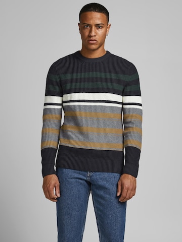 JACK & JONES Sweater in Brown: front