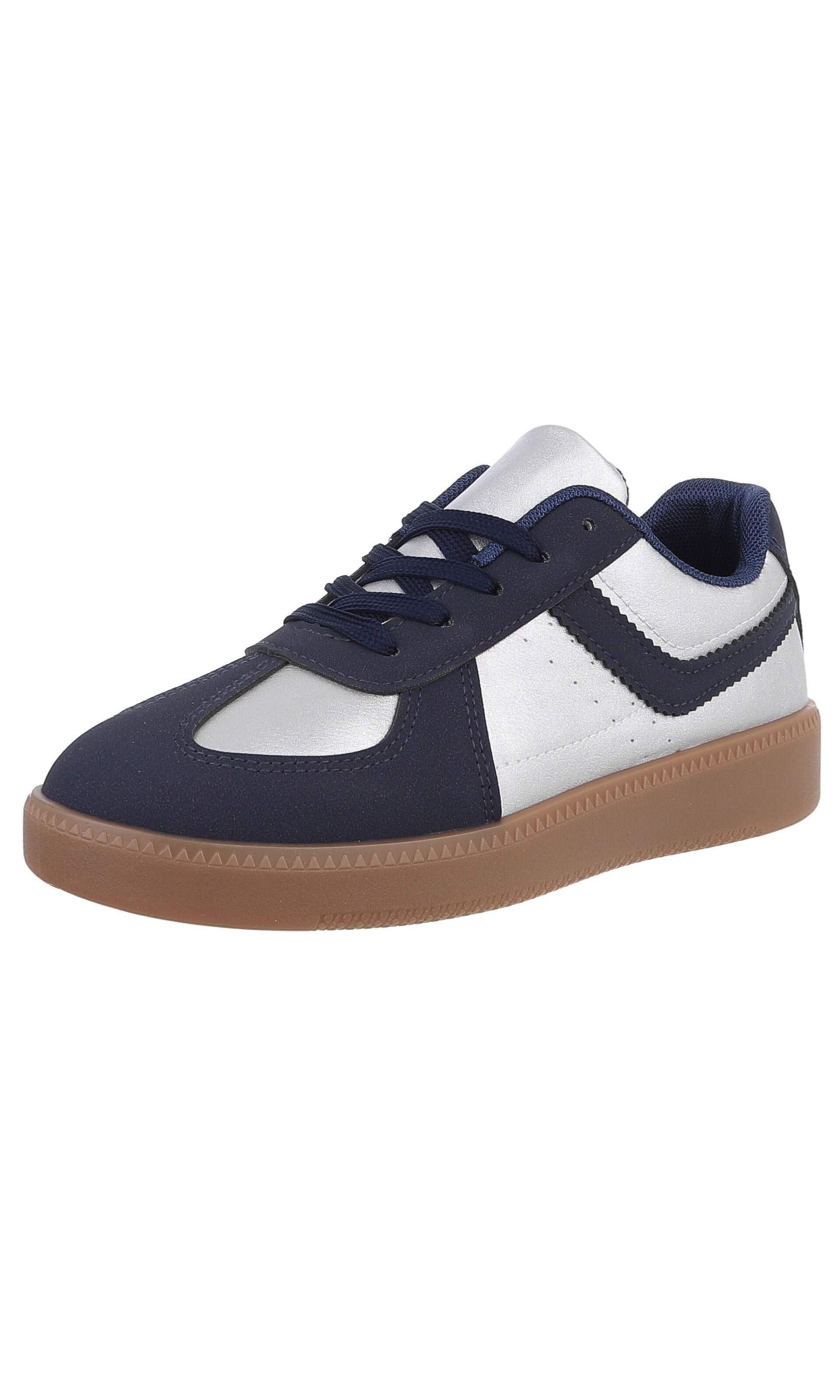 Ital-Design Sneaker in Blau: Vorderseite