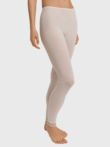 Skinny Leggings ' Woolen Lace ' Hanro en blanc : devant