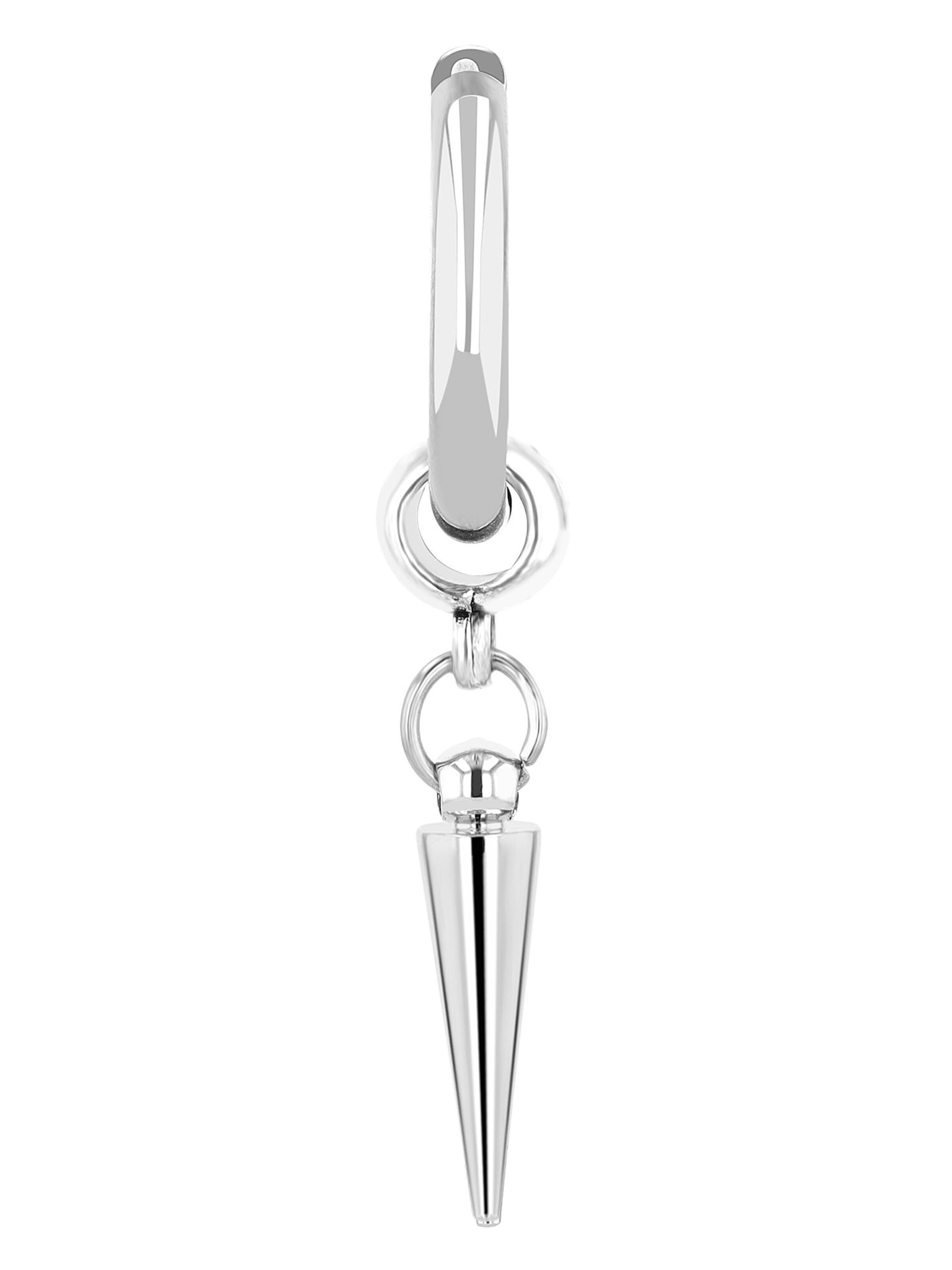 Akzent Earrings 'Mewtwo, langlebig' in Silver: front