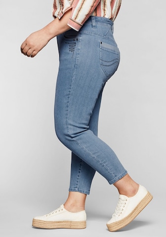 SHEEGO Skinny Jeans in Blau