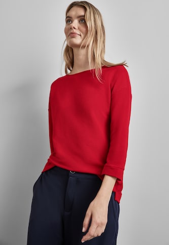 STREET ONE Shirt in Rood: voorkant