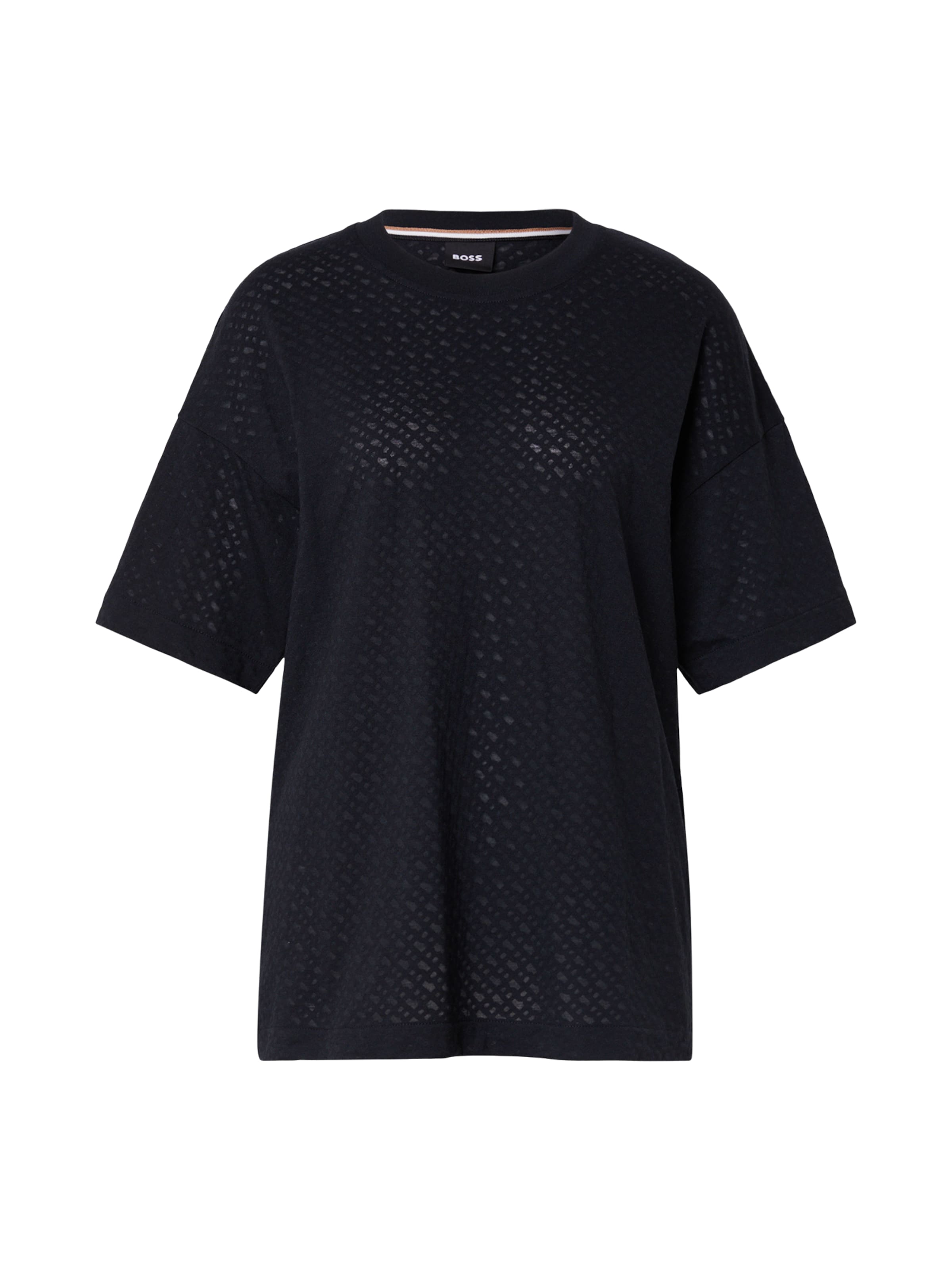 melns BOSS T-Krekls 'Easie': no priekšpuses