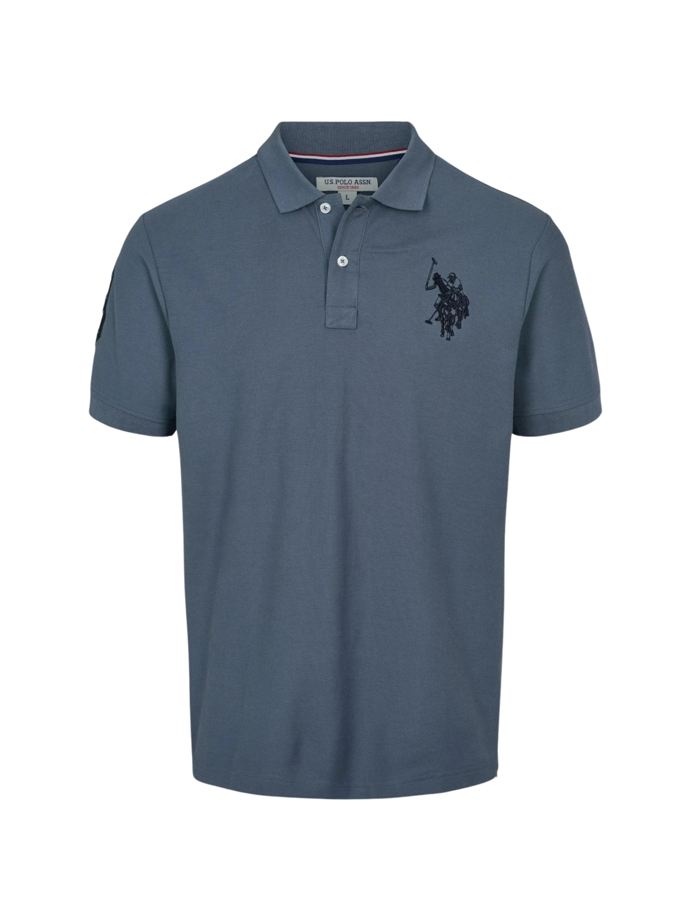 U.S. POLO ASSN. Poloshirt 'Alfredo' in Blau: Vorderseite