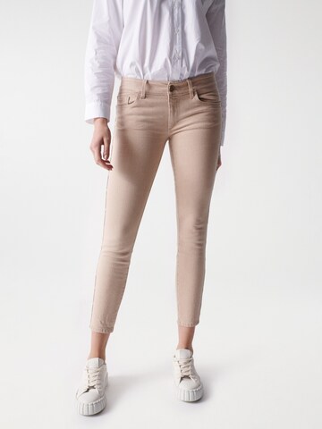 Salsa Jeans Skinny Jeans 'WONDER' in Beige: front