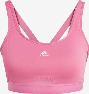 ADIDAS SPORTSWEAR Korzetová Podprsenka 'Tlrd Move High-Support' – pink: přední strana