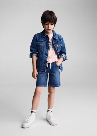 MANGO KIDS Normální Džíny 'Comfy' – modrá